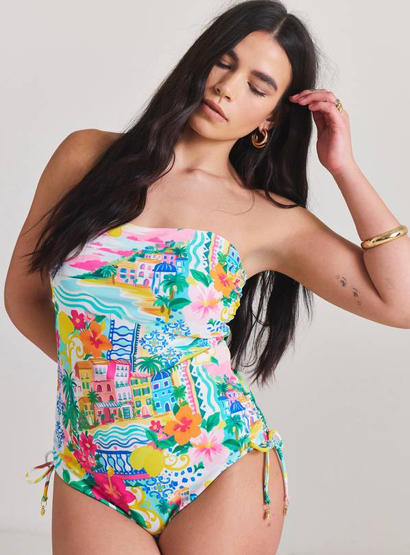 SIMPLY BE Adjustable Bandeau Swimsuit 24